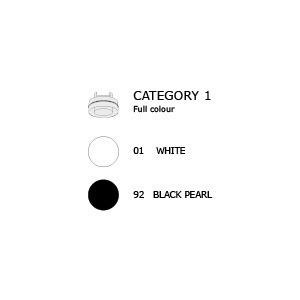 ONE A嵌燈飾面選擇1：黑色、白色